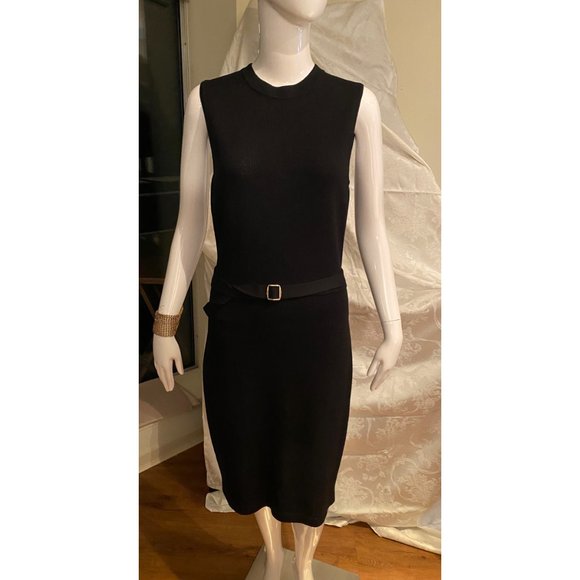 ST. JOHN COLLECTION KNIT SLEEVELESS DRESS  (6) EUC - Picture 1 of 8